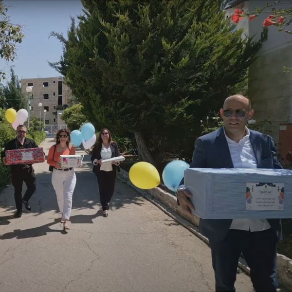 من زيارة شركة المشرق للتأمين لقرى الأطفال في بيت لحم | SOS |